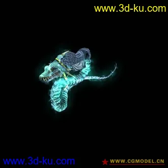 3D打印模型蛇坐骑的图片
