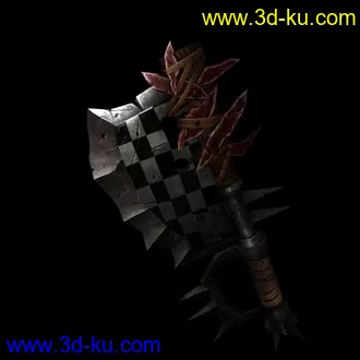 3D打印模型斧头的图片