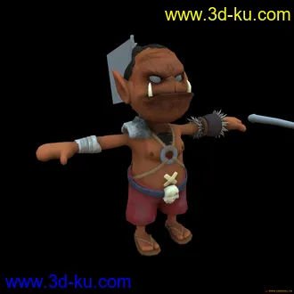 3D打印模型斧王的图片