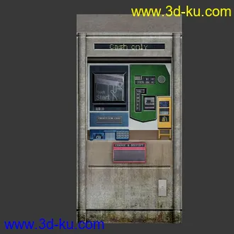 3D打印模型ATM取款机的图片