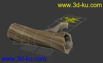 3D打印模型Q版游戏低模树木，三种样式形态，超好用，含有3ds格式文件的图片