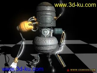 3D打印模型带材质的机器人~的图片