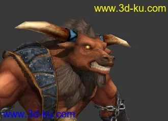 3D打印模型魔兽牛头怪物的图片