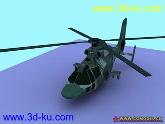 3D打印模型自创 中国武直9G武装直升机的图片