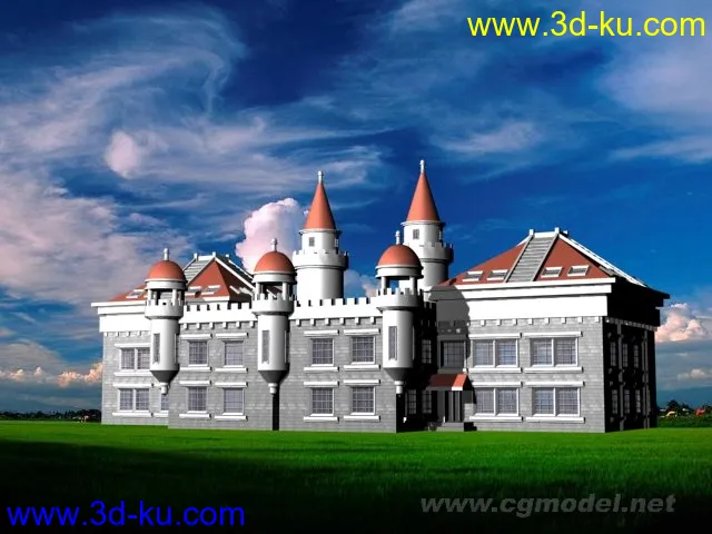 绝对经典-欧洲城堡模型的图片1