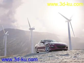3D打印模型10套高品质轿车场景的图片