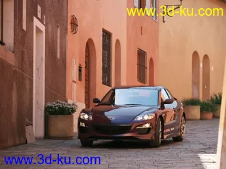 3D打印模型10套高品质轿车场景的图片