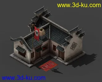 3D打印模型2.5D铁匠铺带原文件的图片