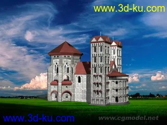 3D打印模型欧洲城楼的图片