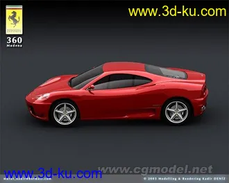 3D打印模型法拉利极品轿车!!!的图片