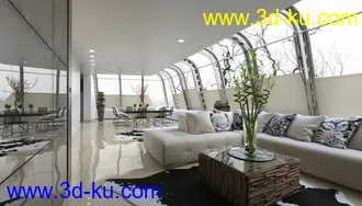 3D打印模型5套高品质多角度室内场景的图片