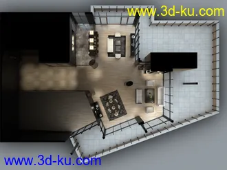 3D打印模型5套高品质多角度室内场景的图片