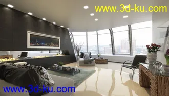 3D打印模型5套高品质多角度室内场景的图片