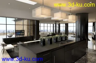 3D打印模型5套高品质多角度室内场景的图片