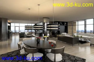 3D打印模型5套高品质多角度室内场景的图片