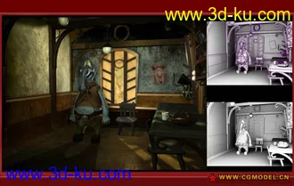 3D打印模型温馨小屋的图片