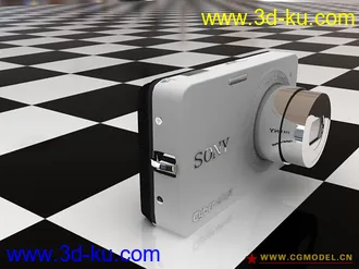 3D打印模型SONY新款数码相机的图片