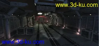 3D打印模型科幻走廊的图片