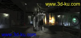 3D打印模型科幻走廊的图片