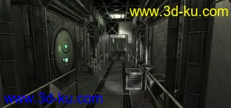 3D打印模型科幻走廊的图片