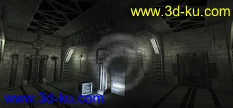 3D打印模型科幻走廊的图片