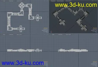 3D打印模型科幻走廊的图片