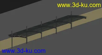 3D打印模型自行车棚的图片