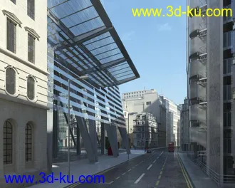 3D打印模型高品质英国伦敦城的多角度场景的图片