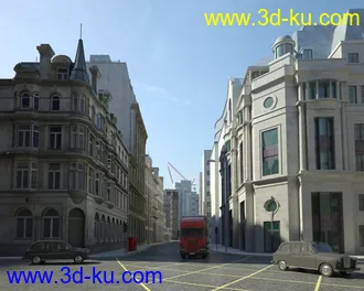 3D打印模型高品质英国伦敦城的多角度场景的图片