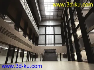 3D打印模型20个高品质室内展会大厅长廊场景的图片