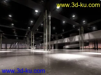 3D打印模型20个高品质室内展会大厅长廊场景的图片