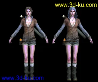 3D打印模型鬼泣女主角的图片