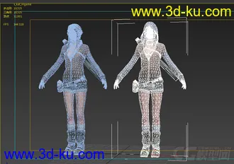 3D打印模型鬼泣女主角的图片