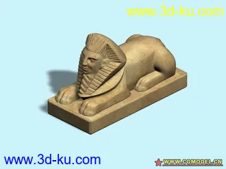 3D打印模型狮身人面兽的图片