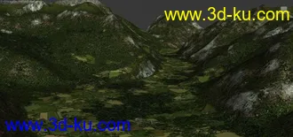 3D打印模型一个地形的图片