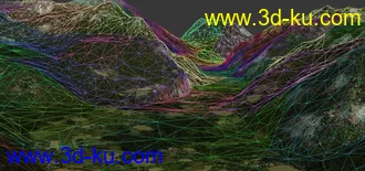 3D打印模型一个地形的图片