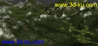 3D打印模型一个地形的图片