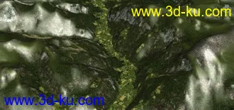 3D打印模型一个地形的图片