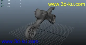 3D打印模型概念摩托车的图片