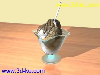 3D打印模型冰淇淋的图片