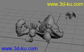 3D打印模型涉及机密，贴图已删除的图片