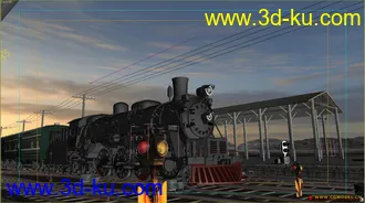 3D打印模型火车小站带动画的图片