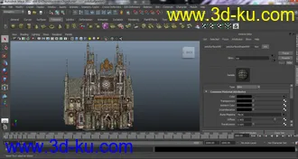 3D打印模型【课程设计】欧洲中世纪教堂的图片