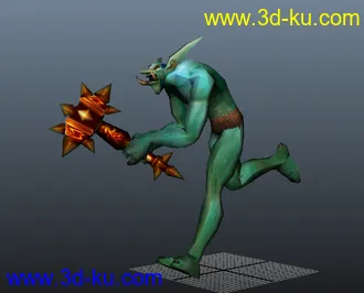 3D打印模型魔兽游戏里面怪兽的图片