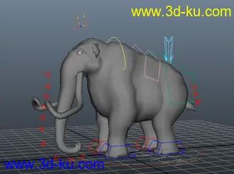 3D打印模型猛犸象的图片