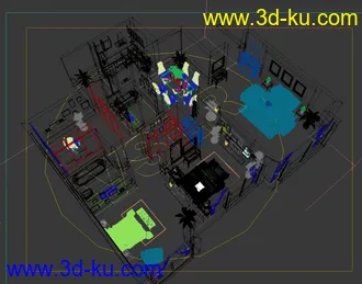 3D打印模型高清旋转户型。。的图片