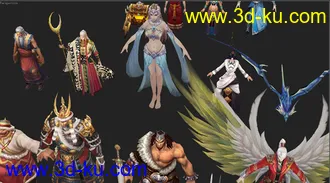 3D打印模型一些角色的图片