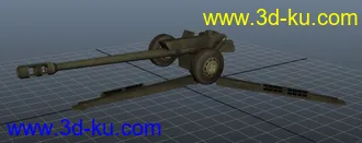 3D打印模型苏联 D-30 122mm毫米榴弹炮的图片