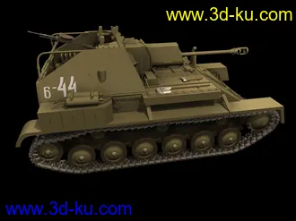 3D打印模型苏联 su-76自行火炮的图片