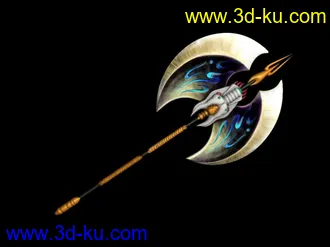 3D打印模型战斧一把喜欢拿走~~~的图片